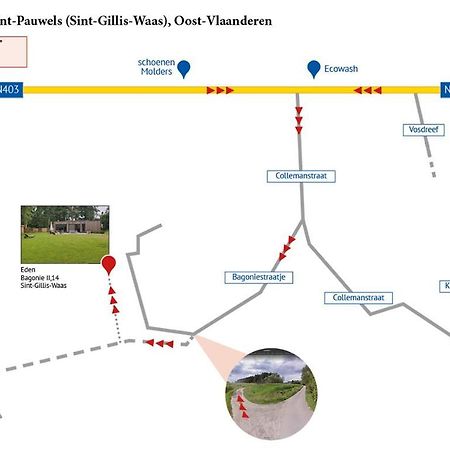 Eden Villa Sint-Pauwels Luaran gambar